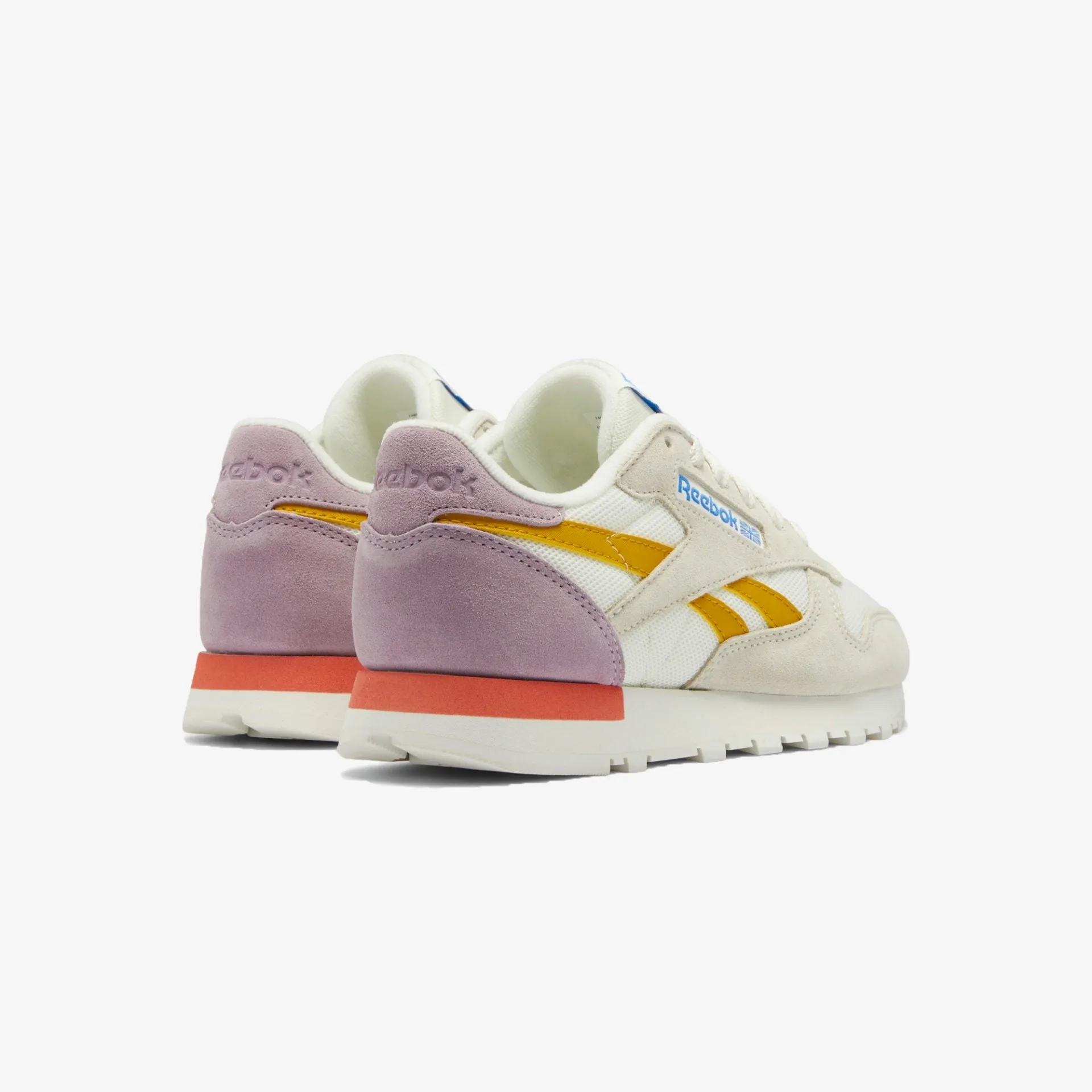 Reebok | WMN'S CLASSIC LEATHER  { BRIGHT OCHRE / INFUSED LILAC