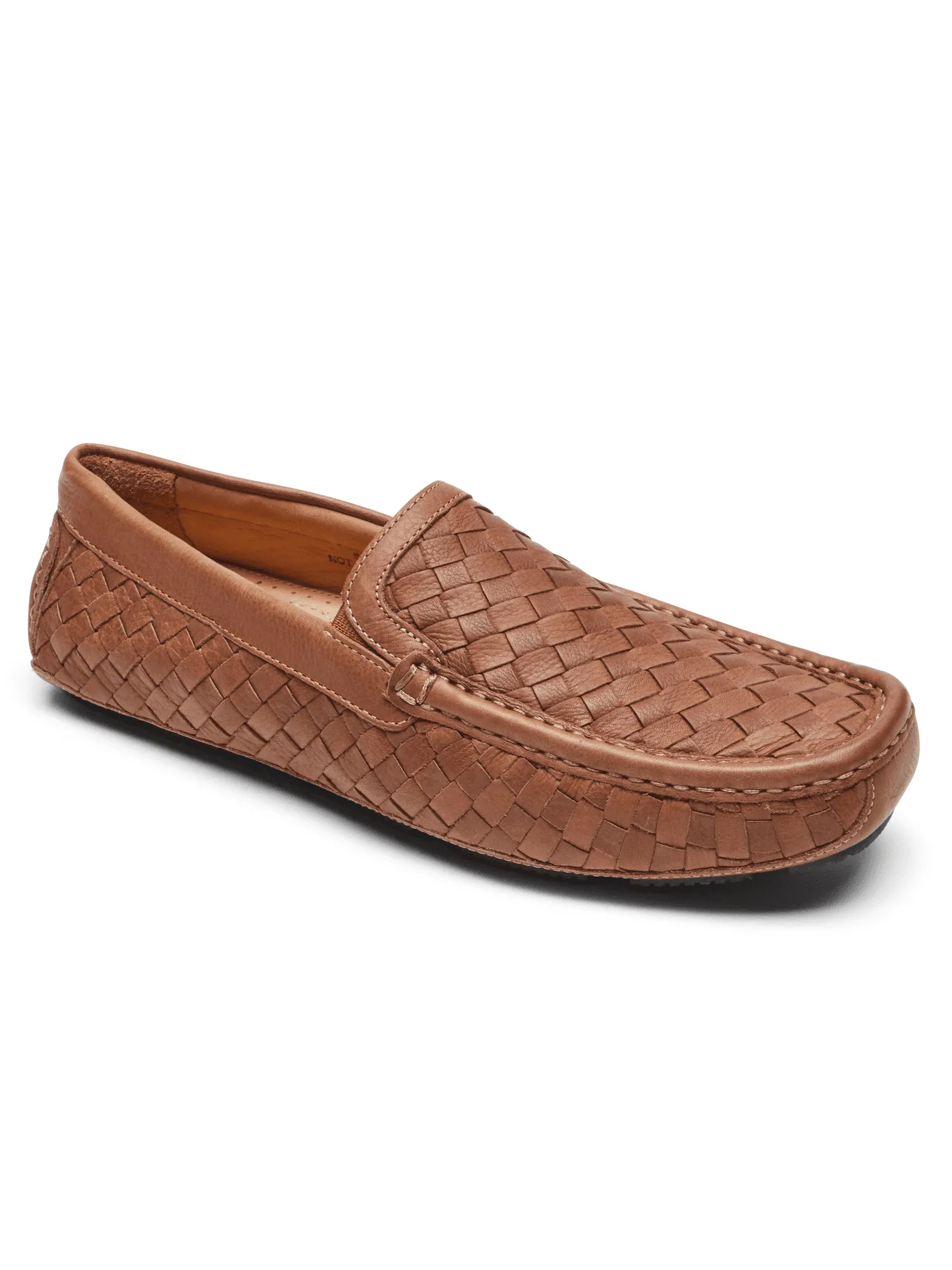 Rockport Men's Rhyder Venetian Loafer Tan Woven CI8367