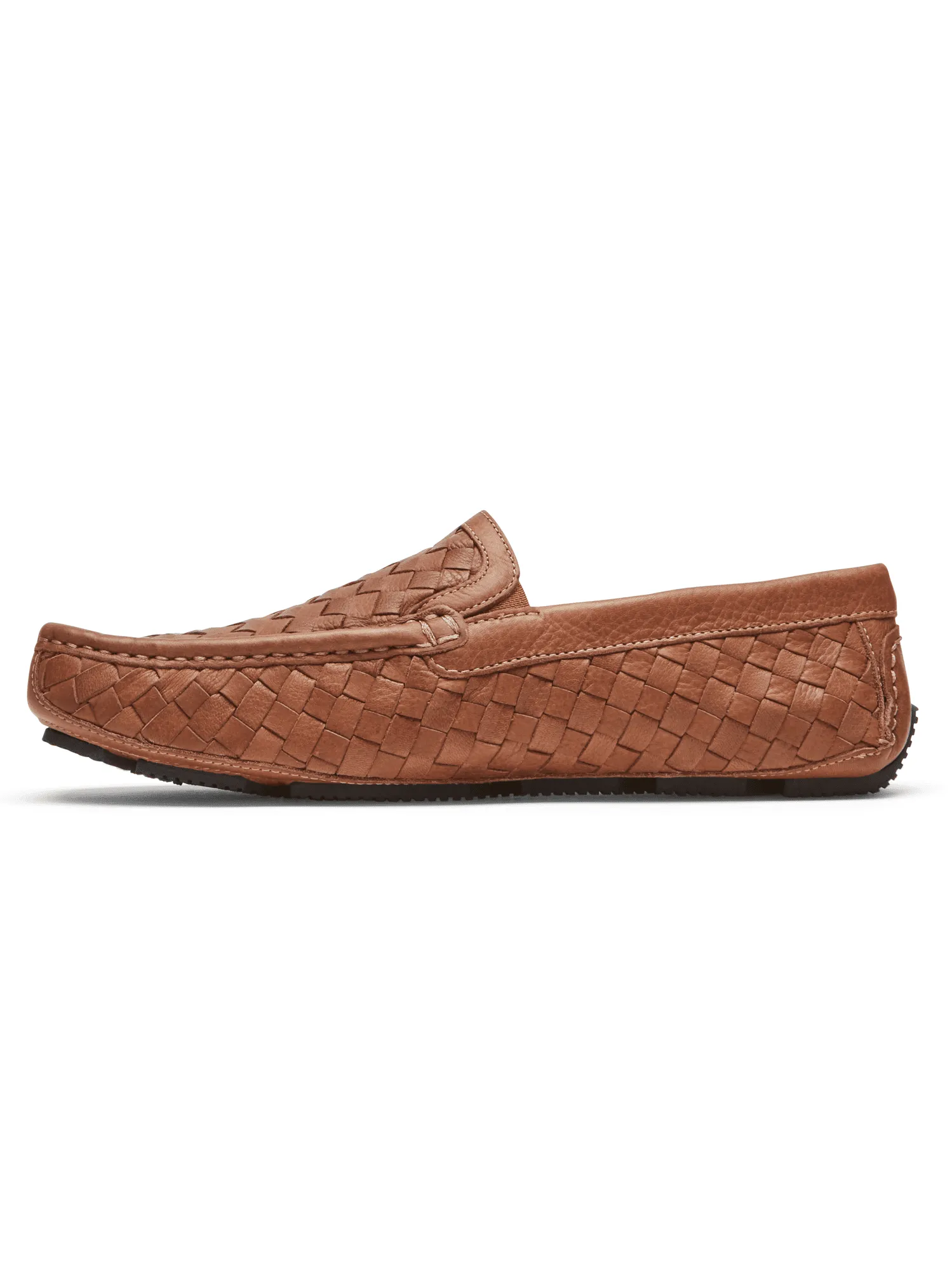 Rockport Men's Rhyder Venetian Loafer Tan Woven CI8367