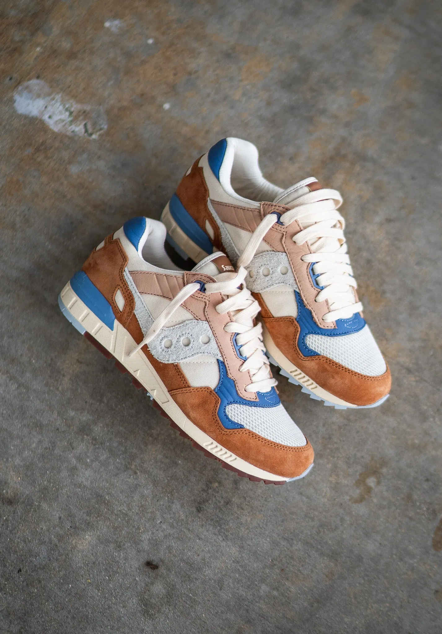 Saucony Shadow 5000 (Light Beige/Rust)