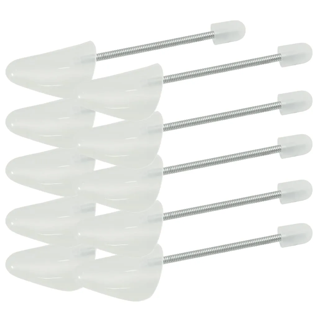 Shoe Trees 5 Pairs White EU 38-44 Plastic