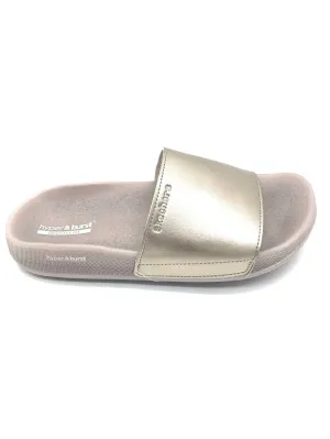 'Skechers' Women's Hyper Slide Shine On Sandal - Gold