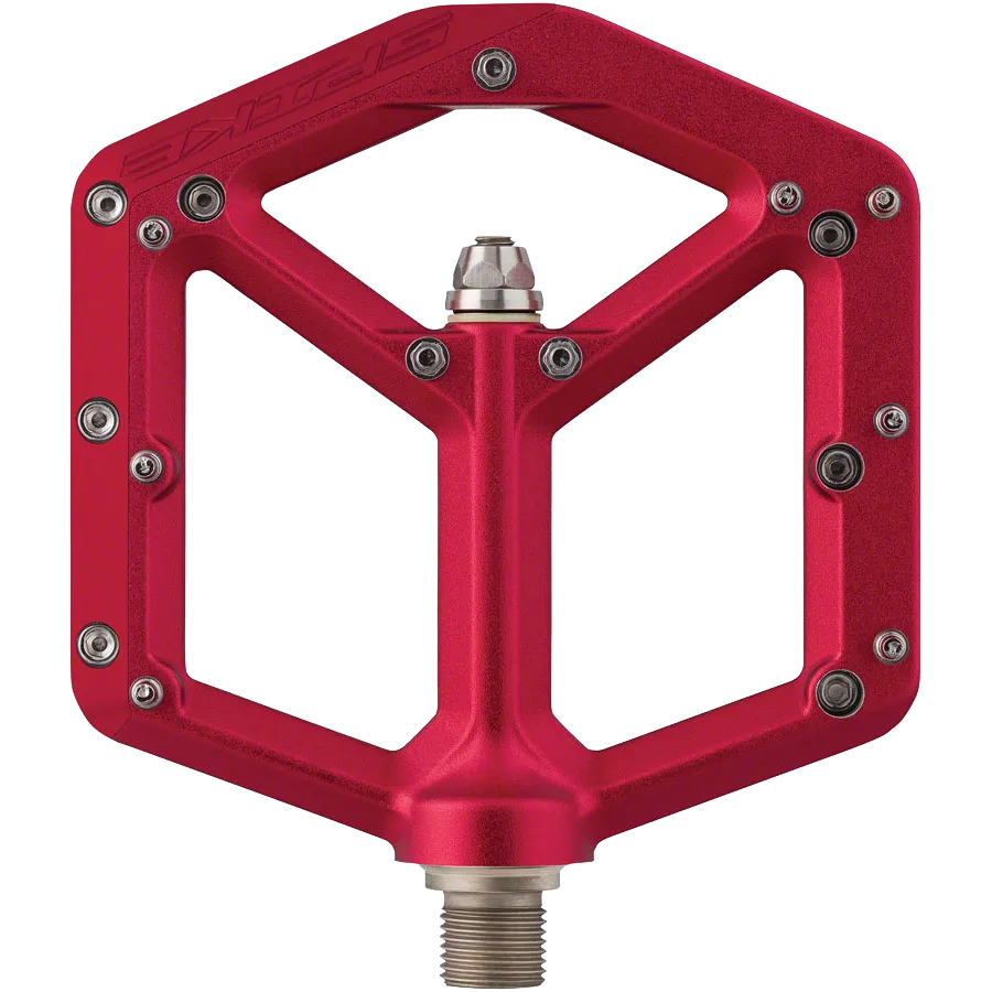 Spike Pedals Platform Aluminum 9/16 - Red