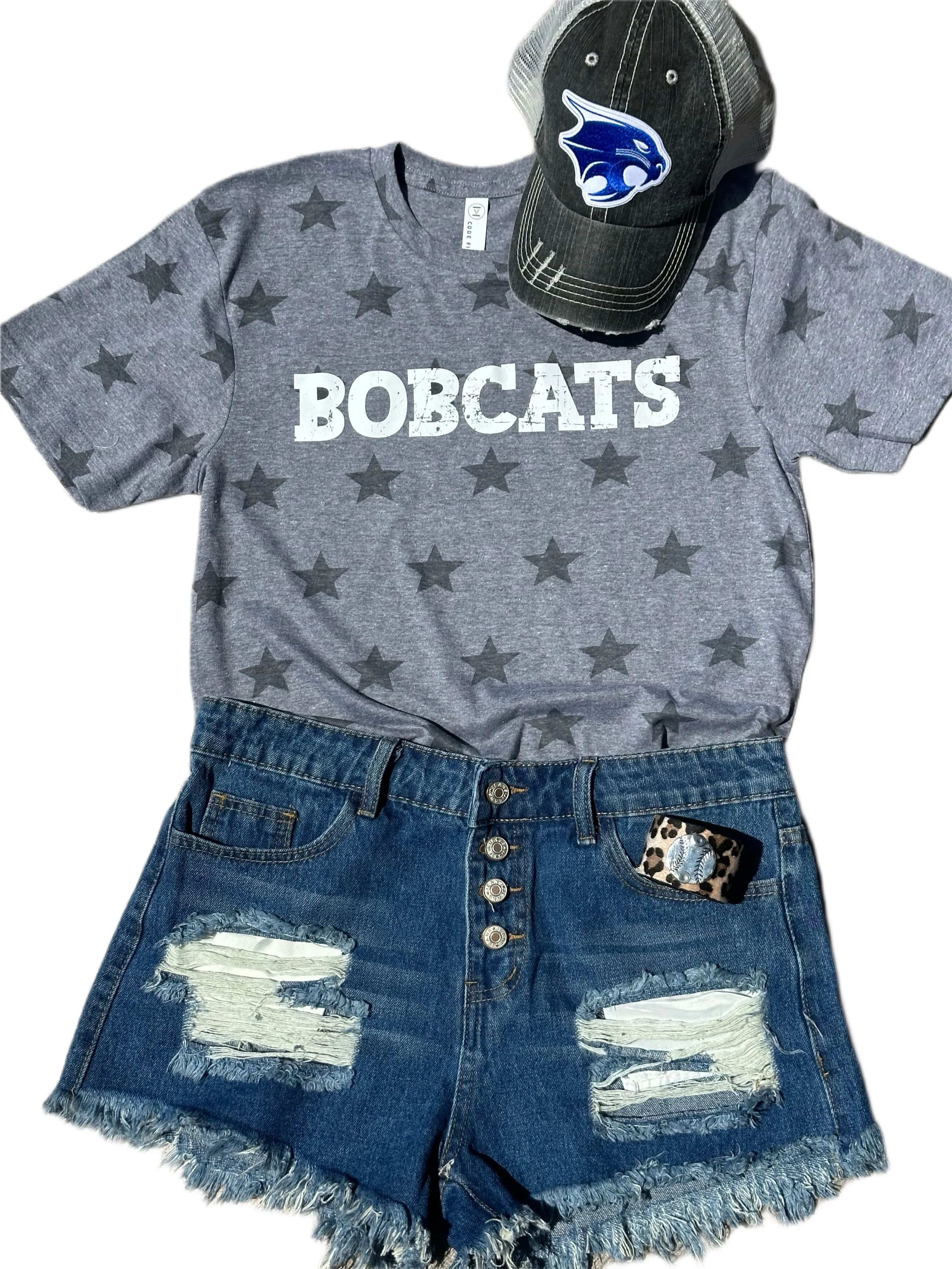 Stars & Bobcats Tee