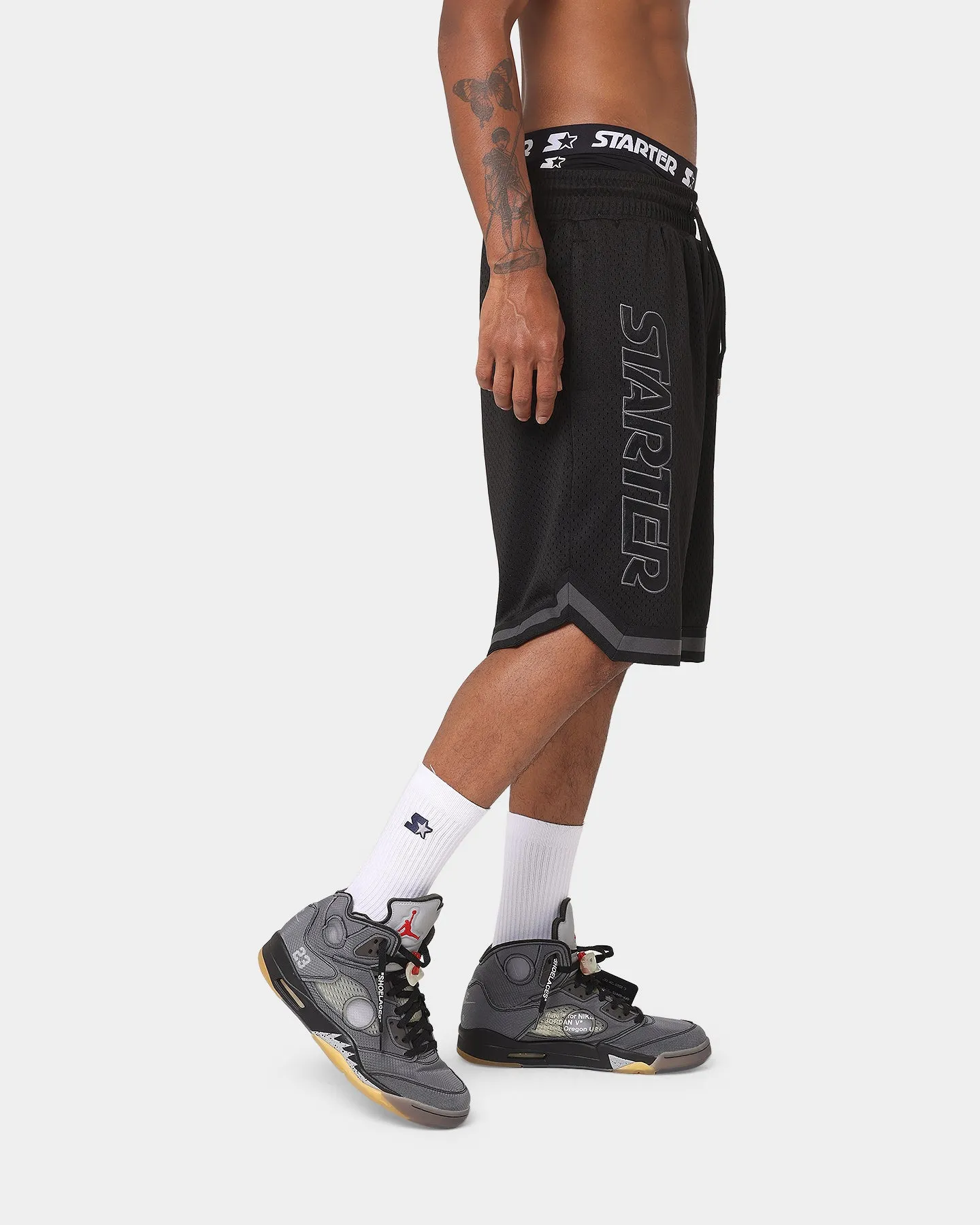 Starter Swish Basketball Shorts Black/Black