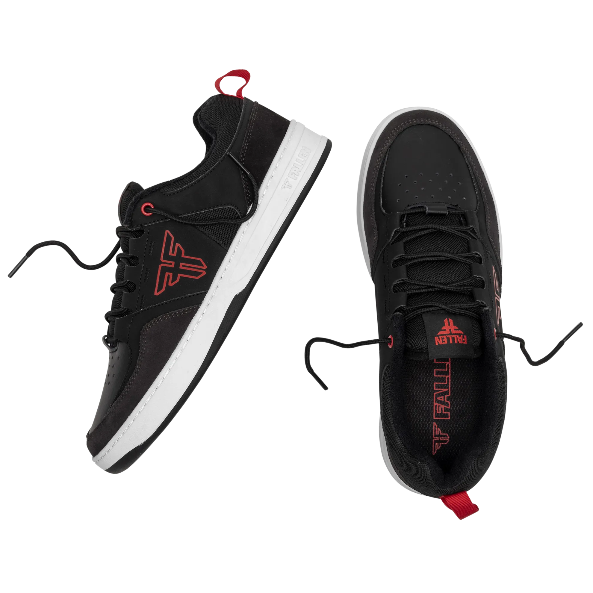 THE CREST BLACK/GRAY/RED - Cupsole