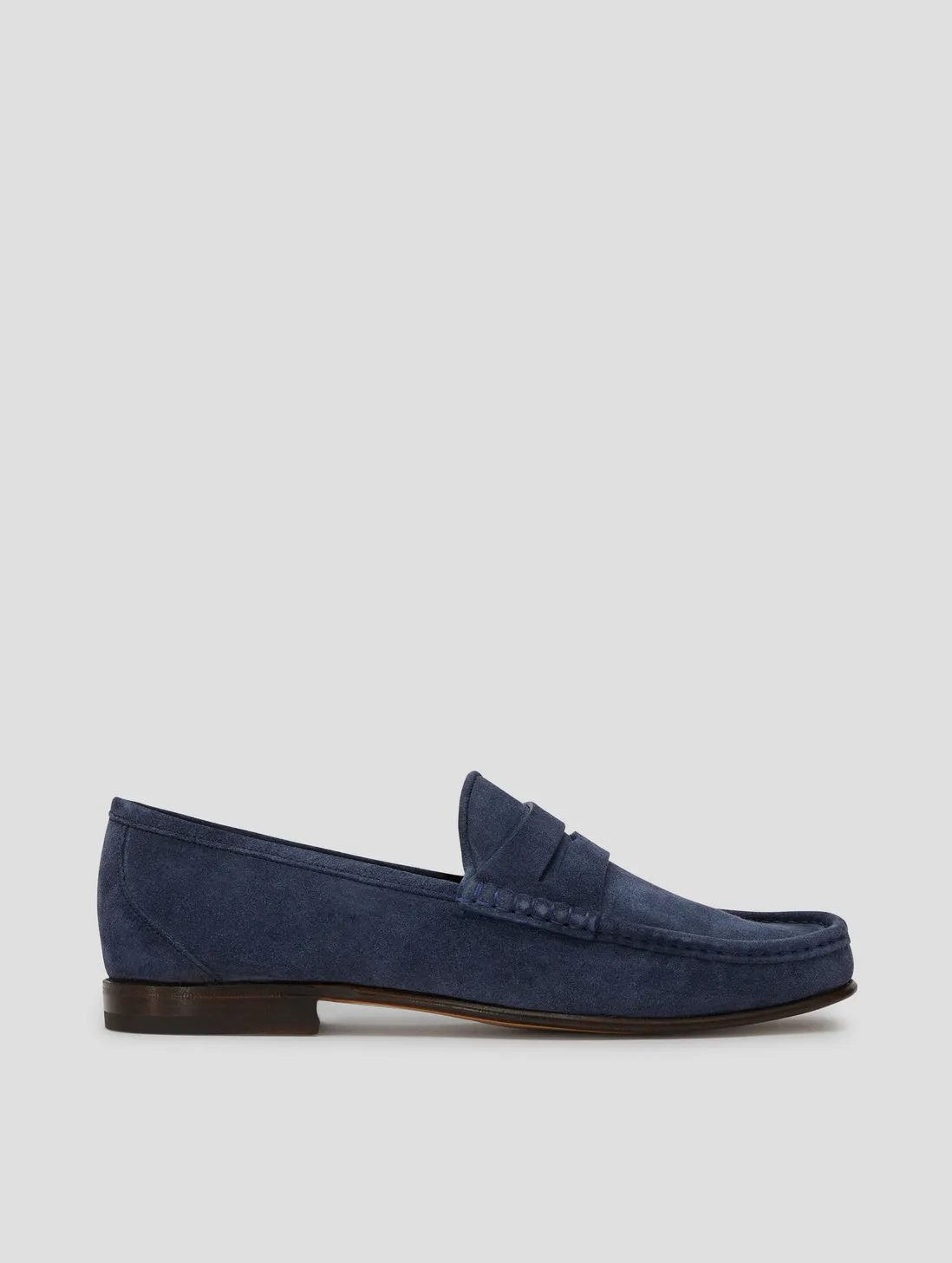 TONY PENNY LOAFER IN SAPPHIRE SUEDE- Woman