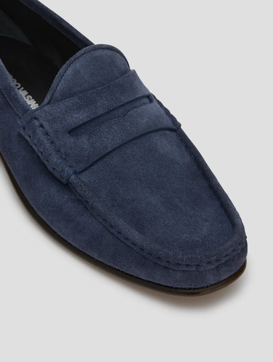 TONY PENNY LOAFER IN SAPPHIRE SUEDE- Woman