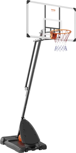 Vevor Basketball Hoop 7.6' to 10' Adjustable Height 54" Backboard with Stand Wheels and Fillable Base New