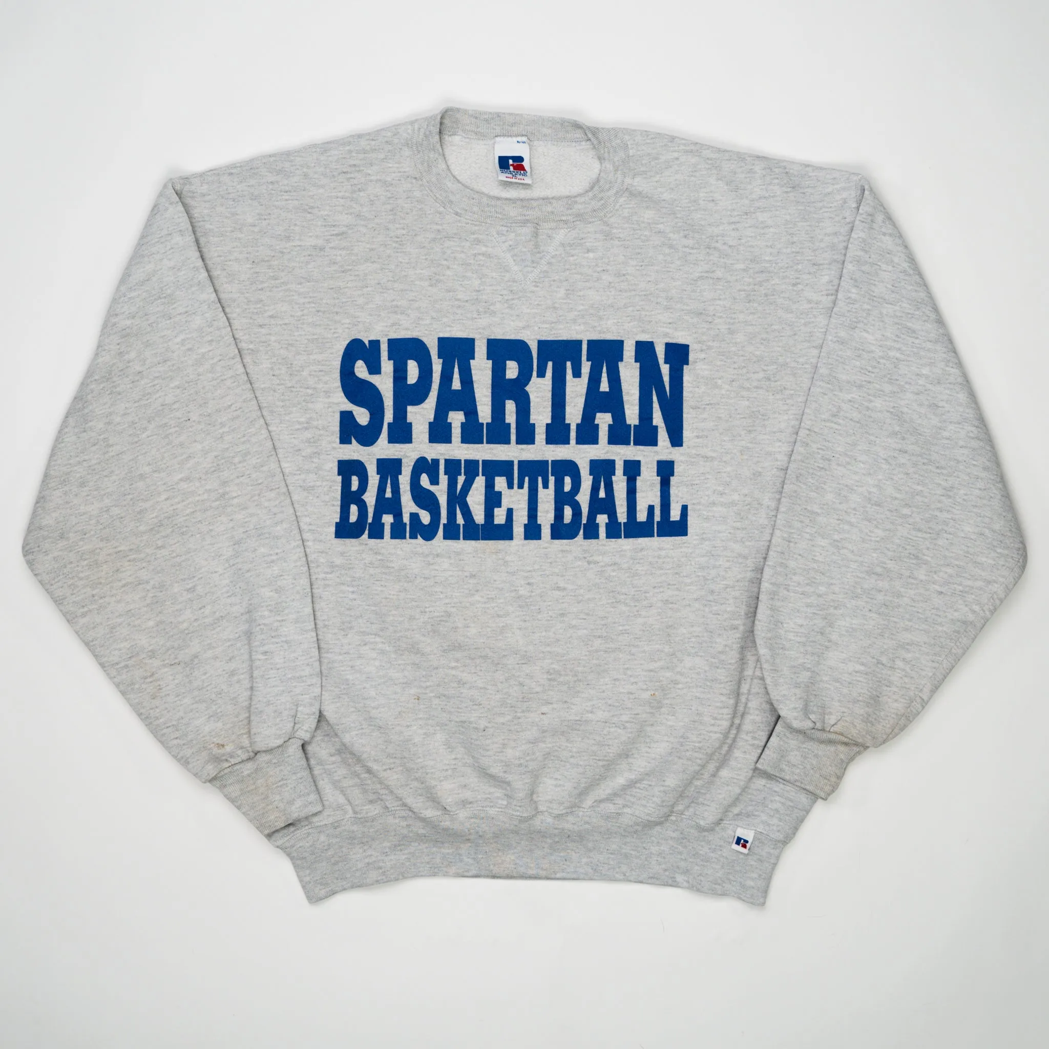 Vintage 90s Spartan Basketball x Russel Athletic Crewneck