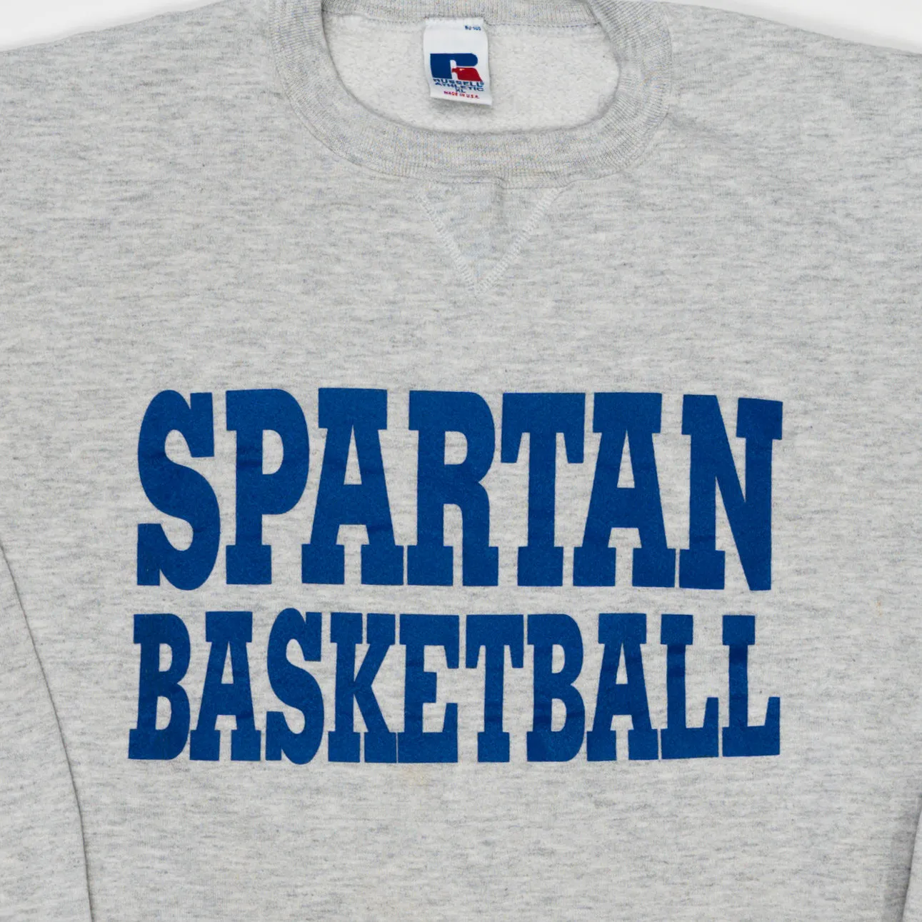 Vintage 90s Spartan Basketball x Russel Athletic Crewneck