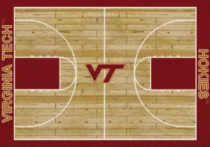 Virginia Tech Hokies Milliken Basketball Home Court Novelty Area Rug