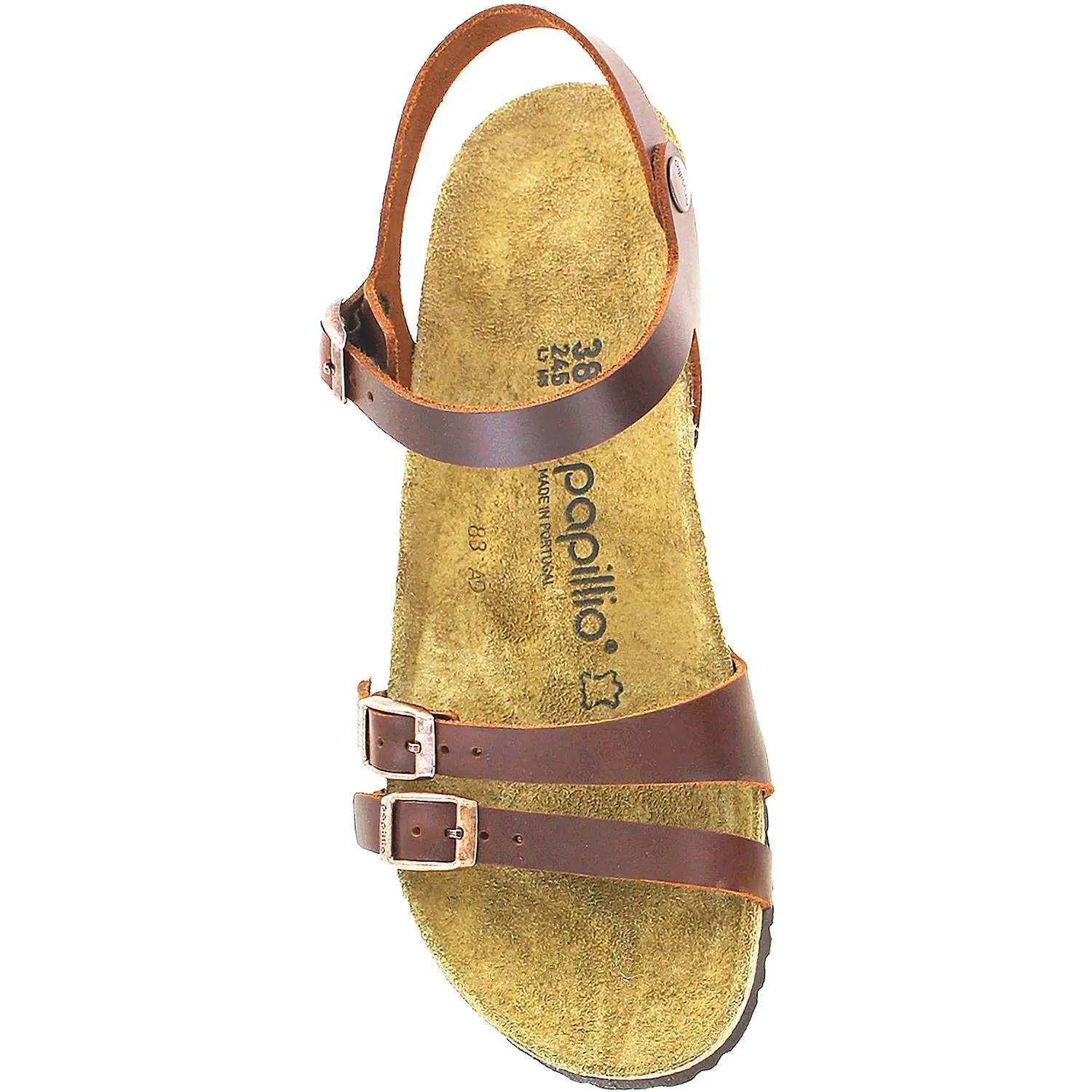 Women's Birkenstock Lana Cognac Leather