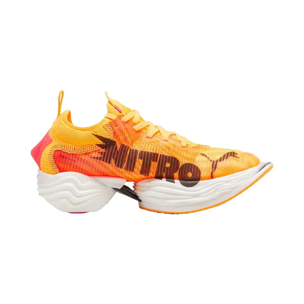 Women's FAST-R NITRO Elite 2 Running Shoe - Sun Stream-Sunset Glow-PUMA White - Regular (B)