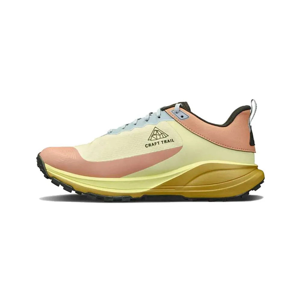 Women's Pure Trail X Running Shoe - Creme/Cliff - Regular (B)